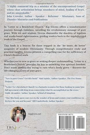 Letter To A Bewitched Church: Ditching Religion For the Freedom of Radical Grace Paperback